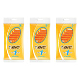 BIC N°1 razors in a pouch designed for sensitive skin, ideal for gentle daily shaving.
