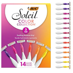 BIC Soleil three blades close-up emphasizes close shave potential