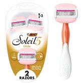 BIC Soleil 5 Glide razor pack with five blades for a smooth shave