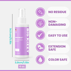 Big Kizzy Remover 2 targets adhesive residue for clean results.
