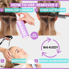Extension panel removal using Big Kizzy Remover 2.