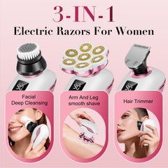Bigorq facial cleansing brush removes oil and makeup residue for brighter skin