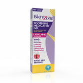 Bikini Zone medicated after shave gel bottle for soothing sensitive areas after shaving
