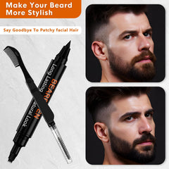 BIKTIC beard pen is waterproof and sweatproof for long wear.