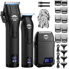 Billar Professional Barber Clippers Kit in black for precise fades.
