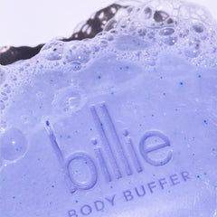 Billie Body Buffer aloe manteca: hidratación nutritiva para la piel.