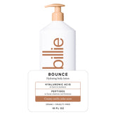 Billie Bounce Hidratante Corporal envase con aroma vainilla cedro para uso diario