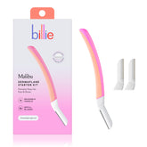 Billie dermaplane starter kit handle provides a comfortable, slip-free grip for precise use.