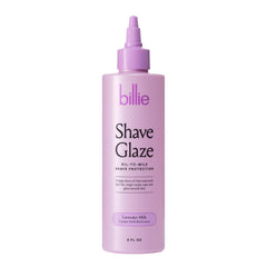 Billie Shave Glaze bottle pour enables mess-free, one-handed application.