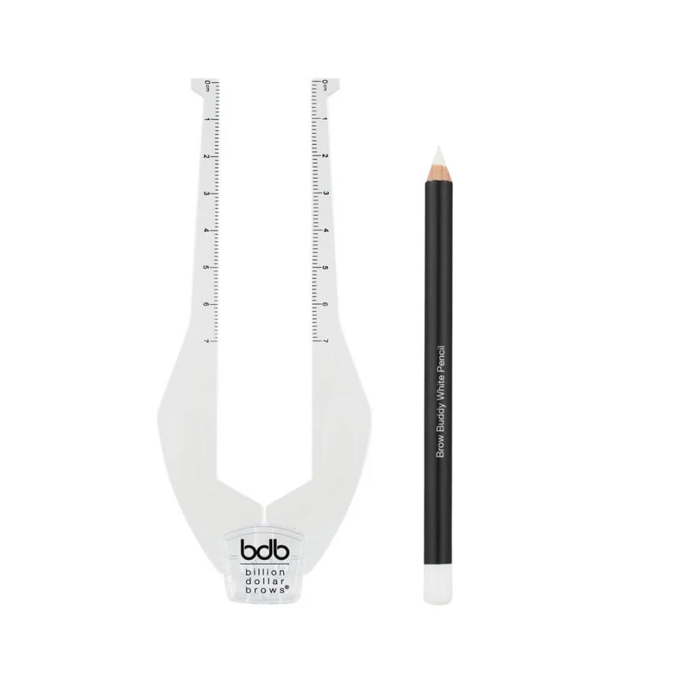Billion Dollar Brows Brow Buddy Contorno: guía precisa para cejas simétricas en casa, delineado definido