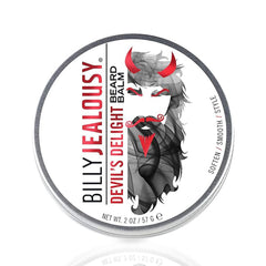 Billy Jealousy Devil's Delight packaging shown for premium beard care