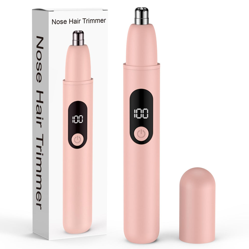 Bilitase nose hair trimmer front view for compact grooming on the go
