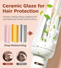 BILITOK Auto Hair Curler temperature settings adapt to different hair types.