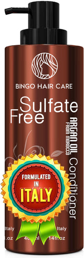 Acondicionador Bingó Hair Care con argán marroquí y brillo suave