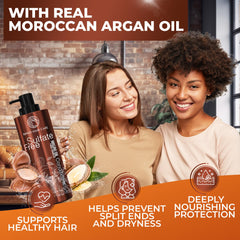 Envase de Bingó Hair Care para acondicionador de argán