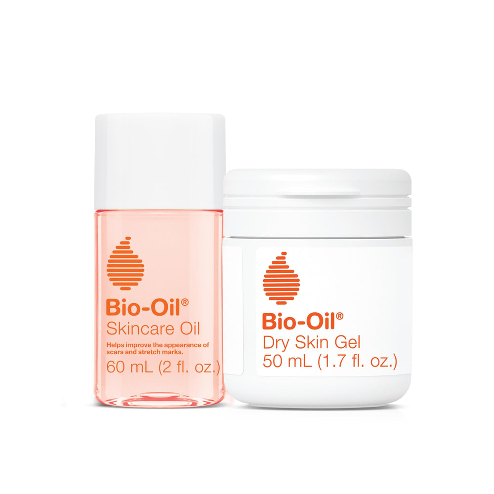 Bio-Oil Travel Bundle oil bottle for on-the-go skin hydration.