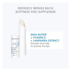 Bioderma Atoderm barra labial nutre profundamente labios ásperos.