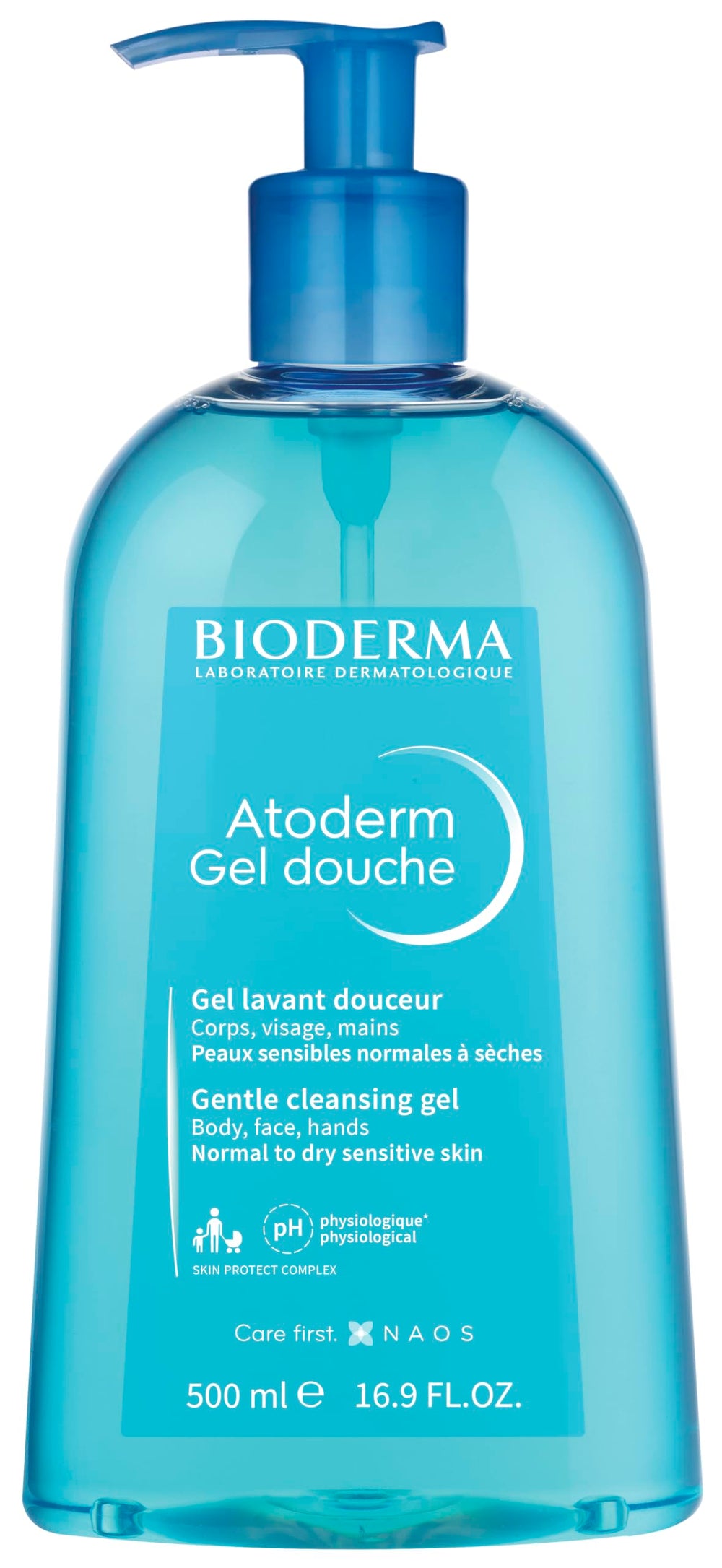 Bioderma Atoderm Gel Ducha Botella: limpieza suave para piel sensible y equilibrada.