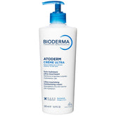 Bioderma Atoderm Ultra Cream bottle showcases hydrating body care.