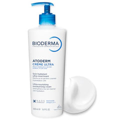 Bioderma Atoderm Ultra Cream silky texture indicates quick absorption.