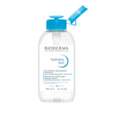 Bioderma Hydrabio H2O desmaquillante micelar en botella, limpia rostro sin frotar.