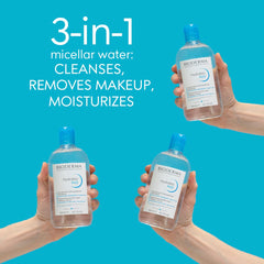 Bioderma Hydrabio H2O, limpieza suave para piel deshidratada.