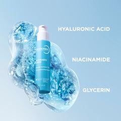 Bioderma Hydrabio Serum on hand demonstrating quick absorption