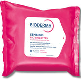 Bioderma Sensibio H2O: toallitas desmaquillantes para piel sensible, limpieza suave.