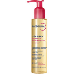 Bioderma Sensibio Micellar Cleansing Oil bottle for gentle makeup removal and oil-to-milk cleansing