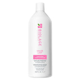 Biolage Color Last Conditioner bottle closeup showing color-safe protection for vibrant color.