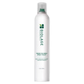 Biolage Freeze Fix hairspray aerosol delivers quick-drying hold for all hair types.
