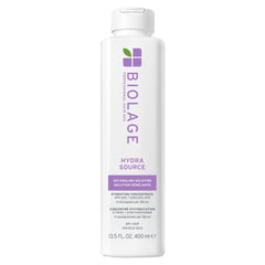 Biolage Hydra Source Detangling Solution bottle front showing hydration-focused formula