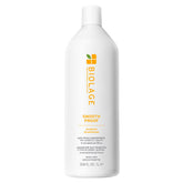 Biolage Smooth Proof Shampoo bottle highlights frizz-control formula for sleek hair