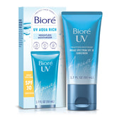 Biore UV Aqua Rich: la botella muestra la hidratación y protección diaria para la piel