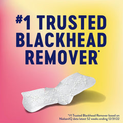 Biore Witch Hazel Ultra Strength Pore Strips on nose illustrating instant pore unclogging