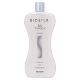 BioSilk Silk Therapy Shampoo bottle demonstrating gentle cleansing for all hair types