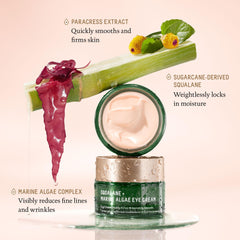 BIOSSANCE hyaluronic acid moisture illustration emphasizing plumping effect