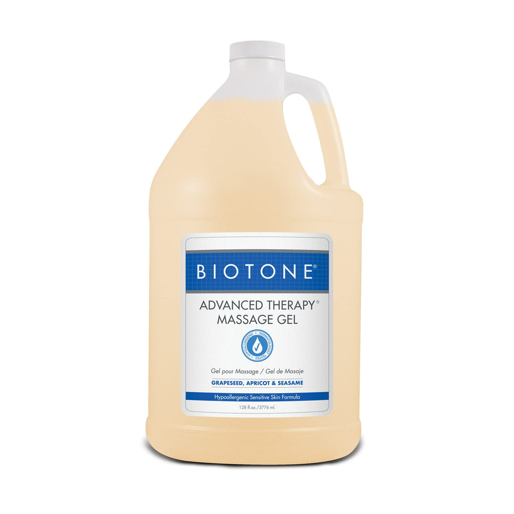 BIOTONE Advanced Therapy Massage Gel shows silky glide for smooth massages