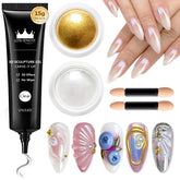 BISHENGYF 3D gel nail kit with 15g for smooth sculpting nails.