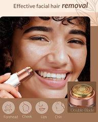 Bissuuy face shaver focuses on chin with precise, gentle glide