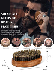 Bituemly folding safety mustache scissors for precise trimming