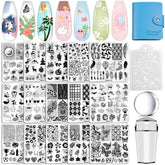 Biutee placas de estampado para uñas con 15 diseños variados