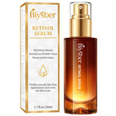 BIYSBER retinol serum bottle with a focus on packaging and potential elasticity boost.