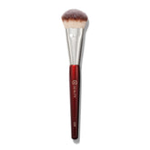 BK Beauty 109 Mini Contoured Foundation Brush bristles close-up for precise blending of foundations.