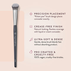 BK Beauty Angie A506 contour-detail brush allows precise contouring and targeted highlighting.
