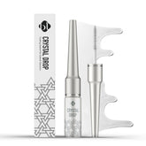 BL Lashes Crystal Drop bottle pouring waterproof sealant for longer lash life.