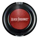 Black Radiance Artisan Color Baked Blush Warm Berry pan showing silky texture for natural glow.
