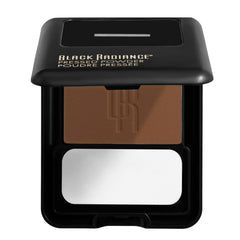 Black Radiance compact with mirror designed for on-the-go touch-ups.
