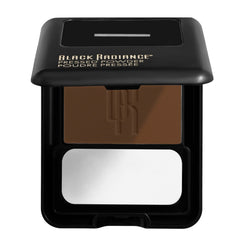 Black Radiance pressed powder delivers a natural matte finish for balanced complexion