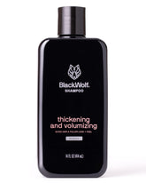 Black Wolf Champú engrosamiento en botella de 14 oz para mayor cuerpo